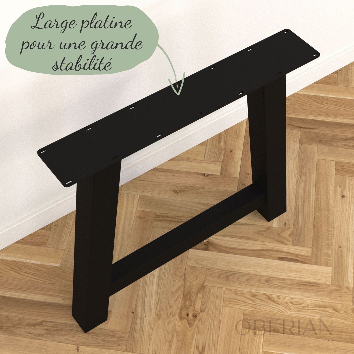 TREBRY - Pied de table à manger Tréteau