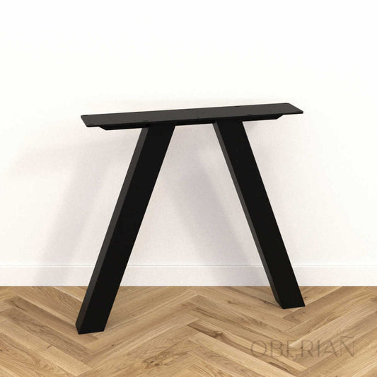 PIED_DE_TABLE_A_MANGER_METAL_MODERNE_EN_V_INVERSE_NOIR_TUBE_80x80_HAUTEUR_71_LARGEUR_80