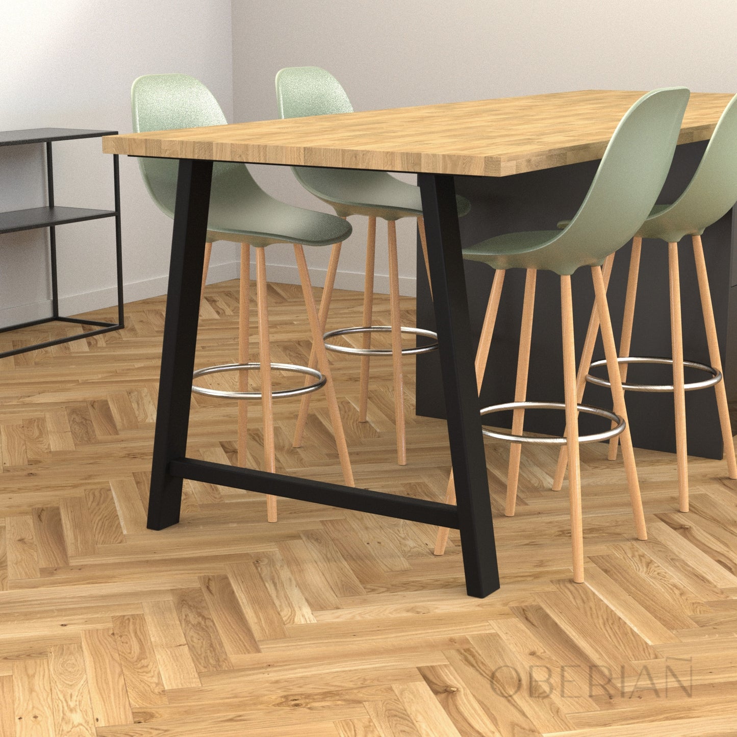 TADEN - Pied de table haute en A