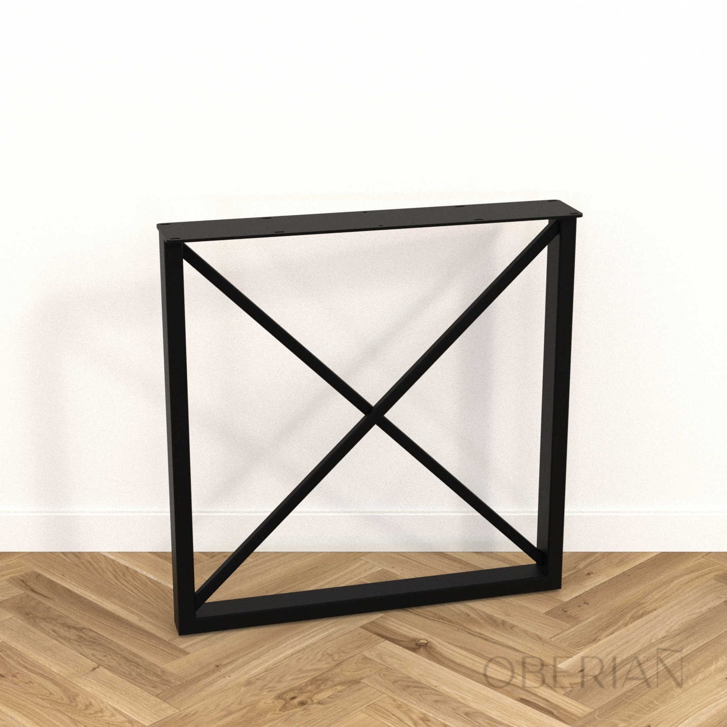 BINIC - Pied de table à manger rectangulaire avec croix