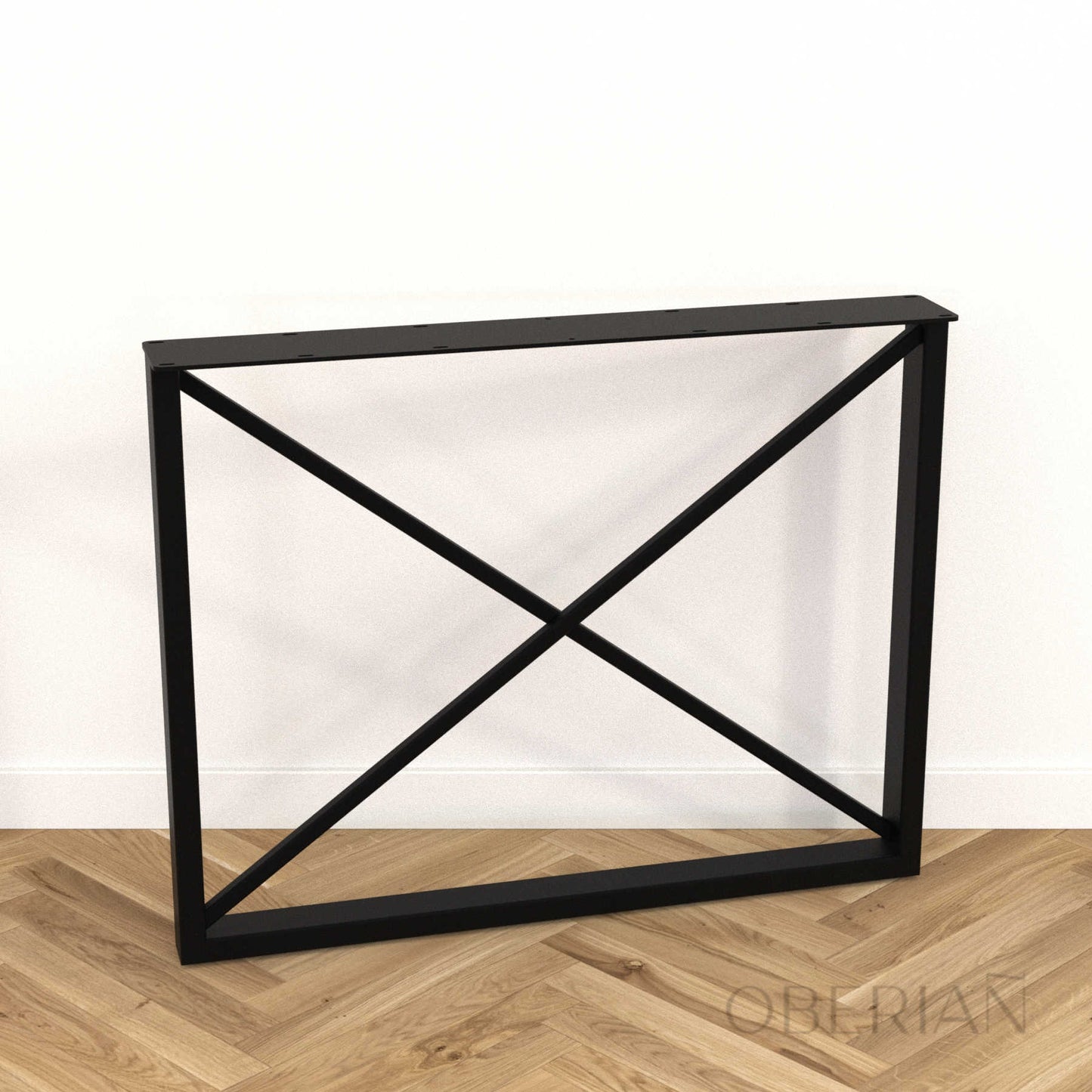 BINIC - Pied de table à manger rectangulaire avec croix