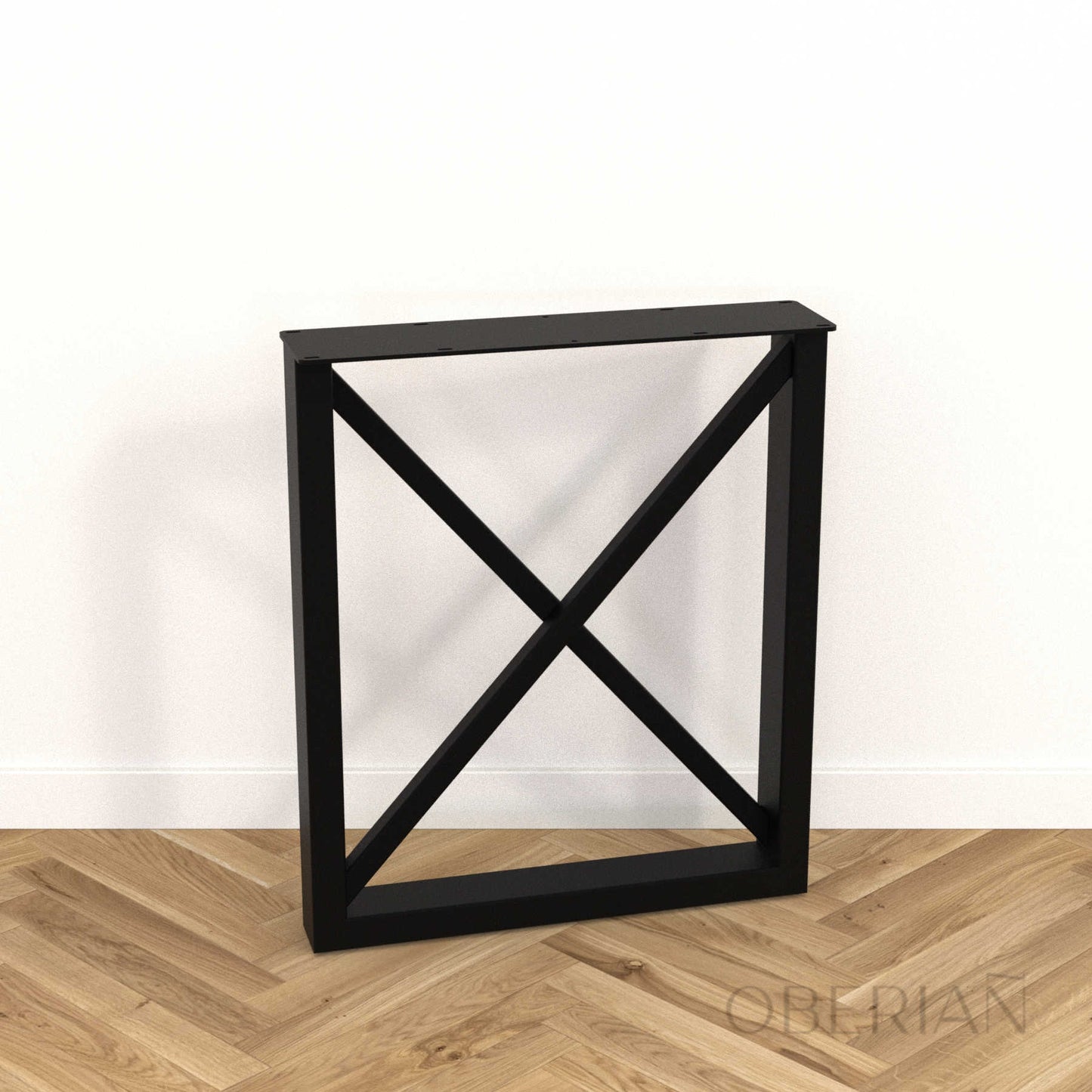 BINIC - Pied de table à manger rectangulaire avec croix