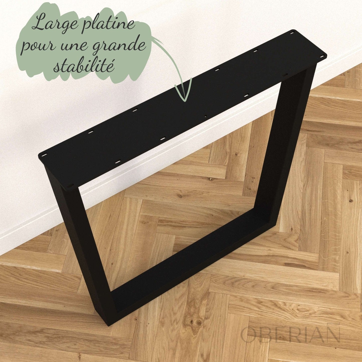 PLATINE_PIED_DE_TABLE_H_71_ACIER_FORME_TRAPEZE-NOIR