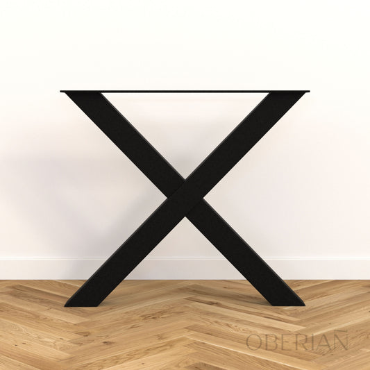 CROIXANVEC - Pied de table à manger en croix