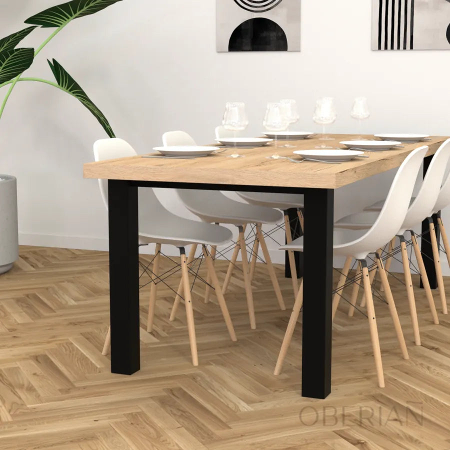 TABLE_AVEC_PIED_DE_TABLE_A_MANGER_METALLIQUE_DROIT
